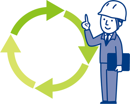 循環型社会実現イラスト